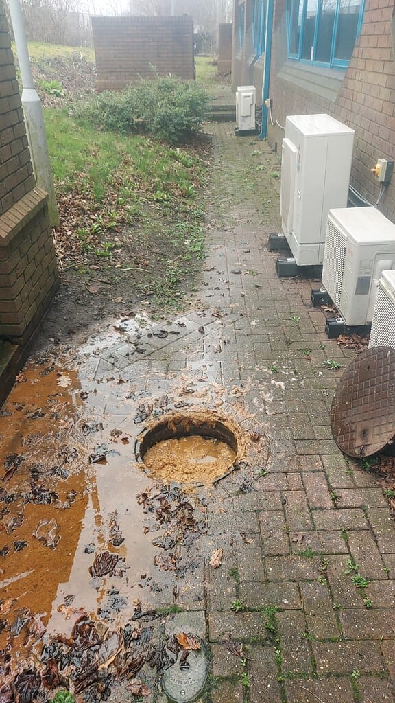 Blocked drain repair in Lichfield for a factory, with fast commercial response from Drain 2 Drain.
